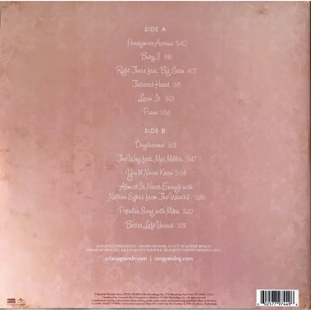 Ariana Grande - Yours Truly LP