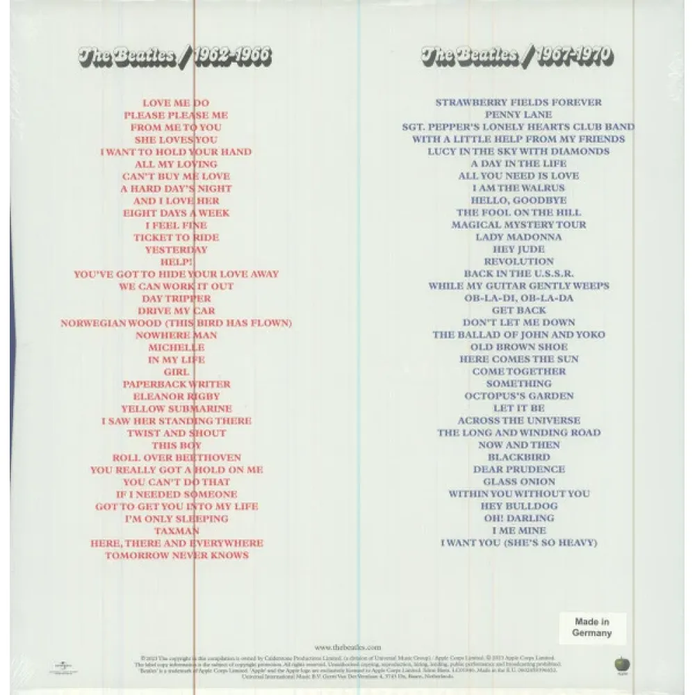 The Beatles – 1962-1966, 1967-1970 (Half Speed) 3LP