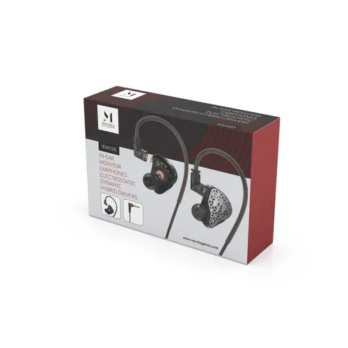 Music Public Kingdom IEM220 Transparent Black Dark Grey