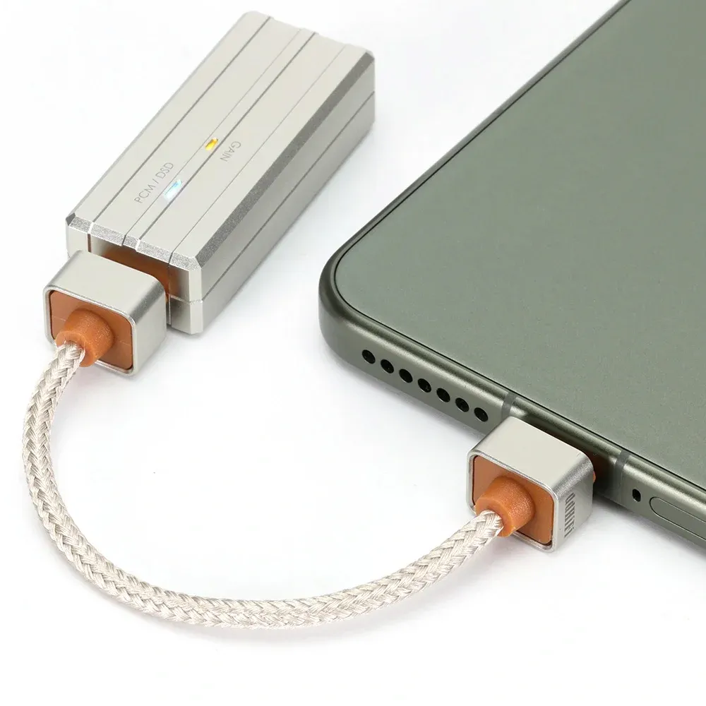 ddHiFi TC03SS USB-C to USB-C Silver