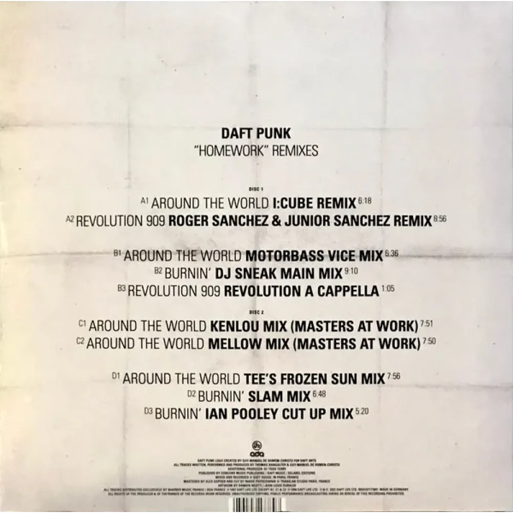 Daft Punk – Homework Remixes 2LP