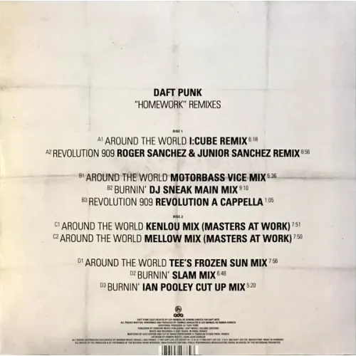 Daft Punk – Homework Remixes 2LP