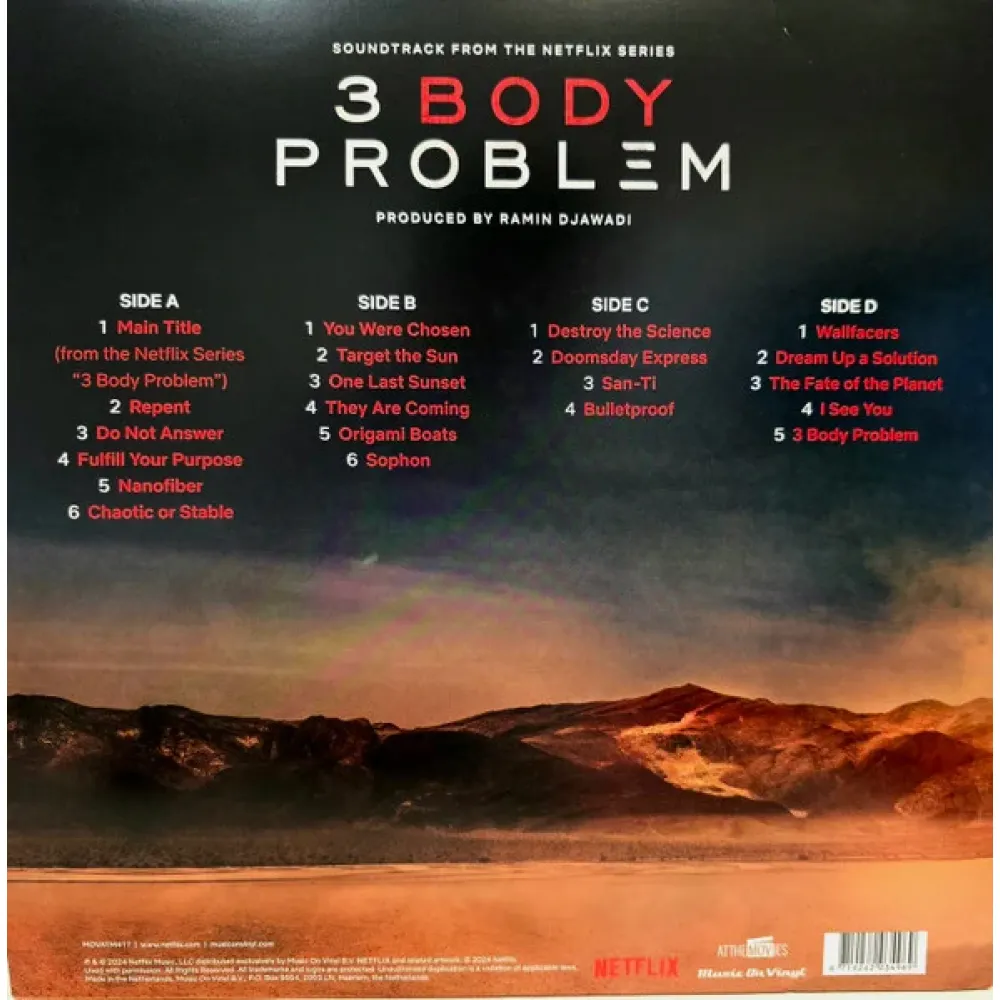 Ramin Djawadi - 3 Body Problem (Soundtrack From The Netflix Series) - Coloured LP