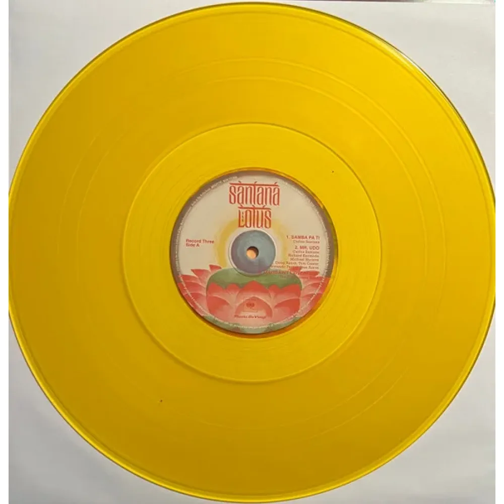 Santana – Lotus - Translucent Yellow - 3LP