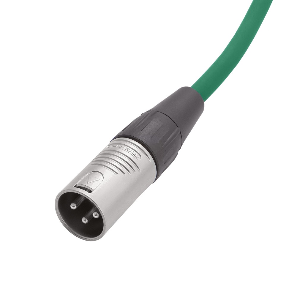 HeadMade Pro XLR-F - XLR-M Green 2m