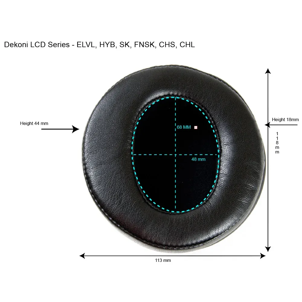 Dekoni Audio Choice Leather for Audeze LCD