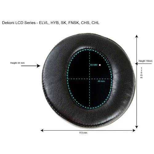 Dekoni Audio Choice Leather for Audeze LCD