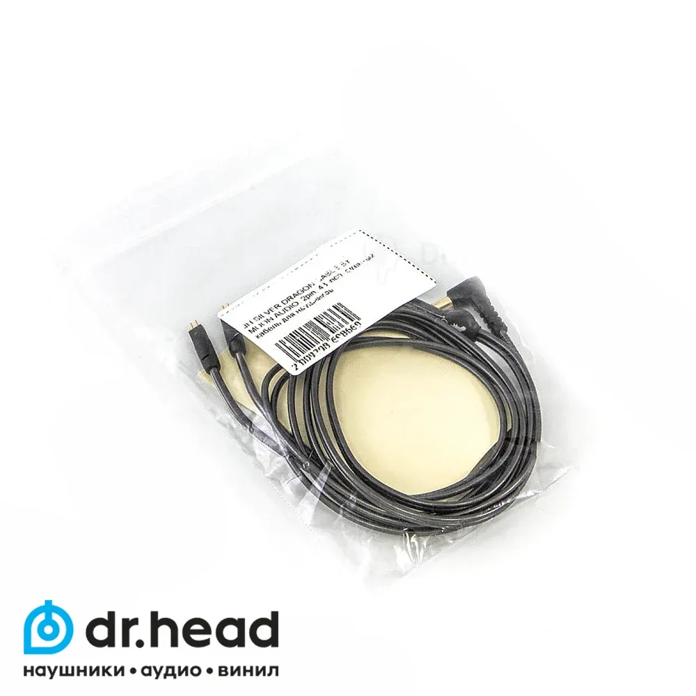 JH Audio Silver Dragon Cable By MOON AUDIO 2-pin 1.2m