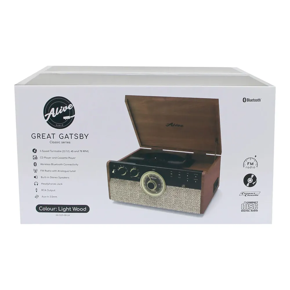 Alive Audio Great Gatsby Light Wood