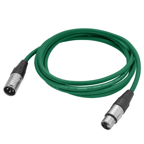 HeadMade Pro XLR-F - XLR-M Green 2m