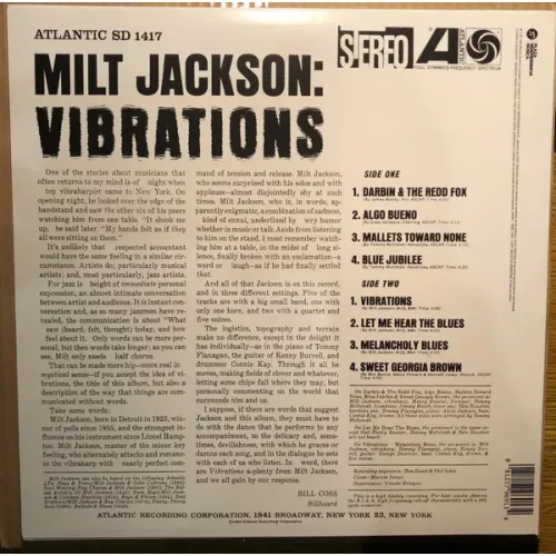 Milt Jackson – Vibrations - LP