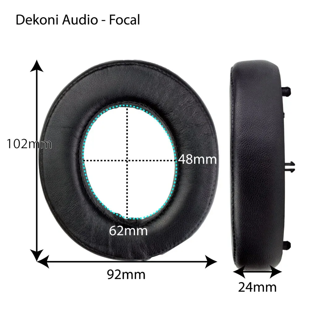 Dekoni Audio Elite Sheepskin Ear Pad Set Focal Elear, Clear, Utopia