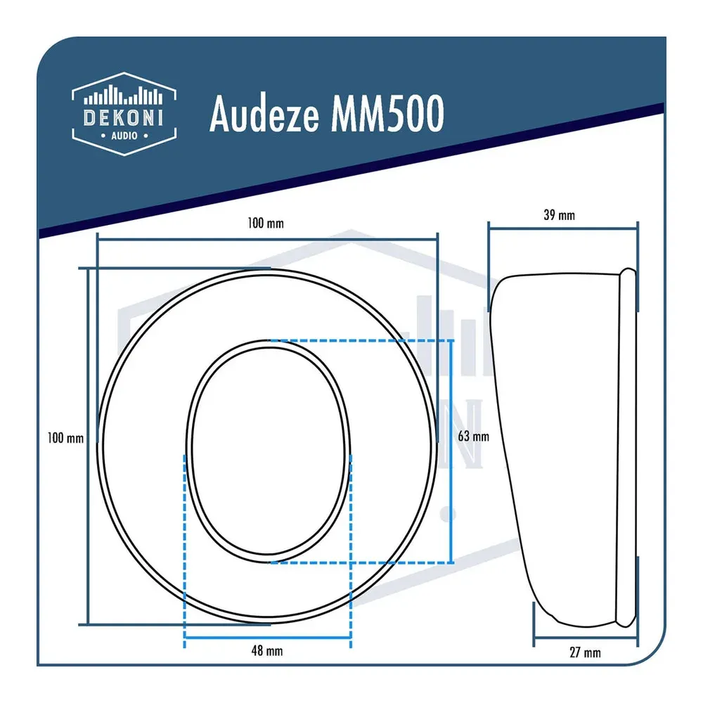 Dekoni Audio Elite Sheepskin Ear Pad for Audeze MM100, MM500, LCD5
