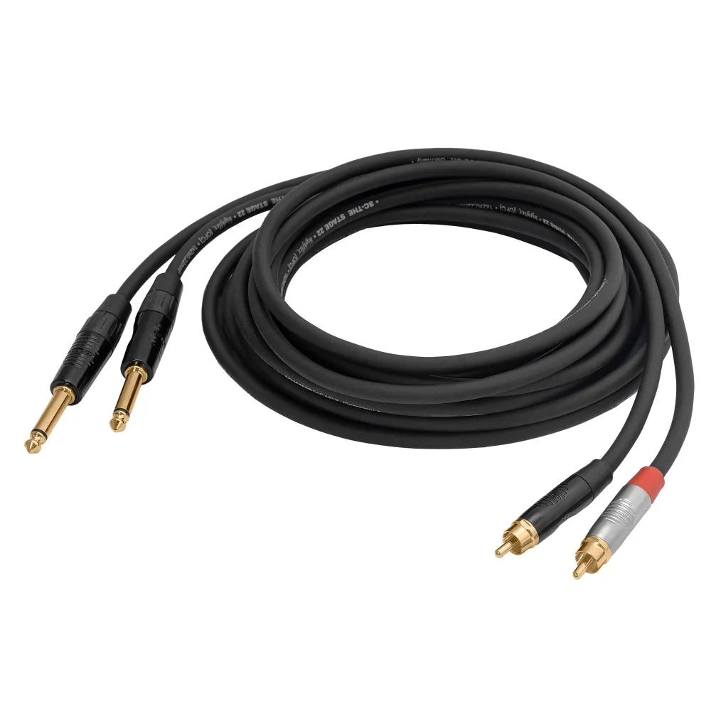 HeadMade Pro 2RCA - 2x6.3mm 3m