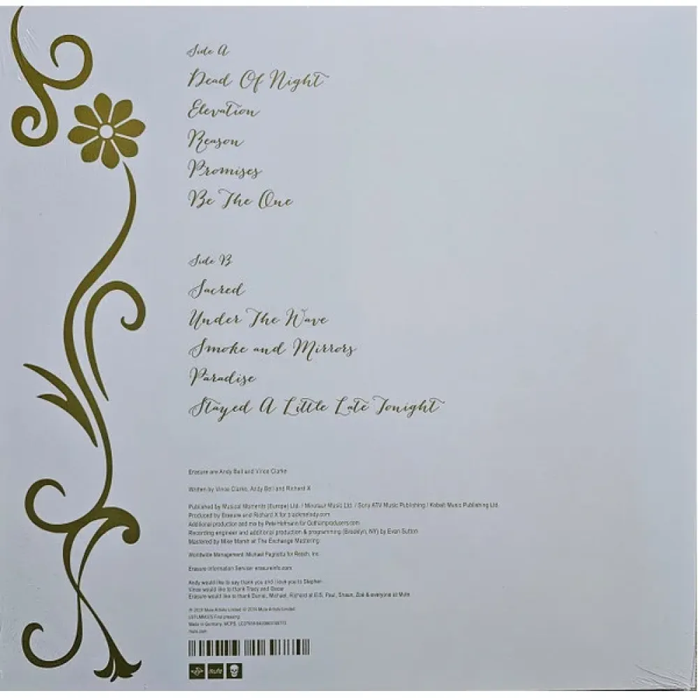 Erasure - The Violet Flame - White LP