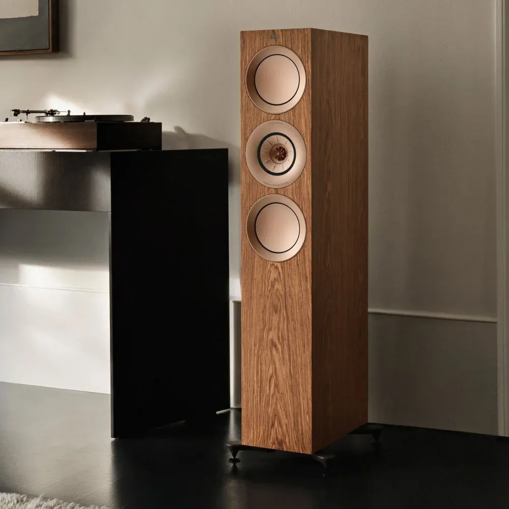 KEF R5 Meta Walnut