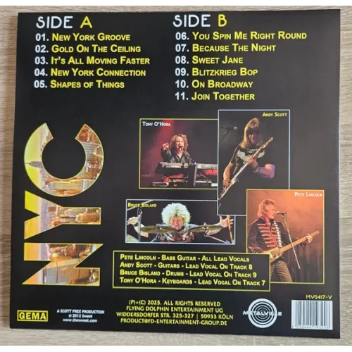 The Sweet – New York Connection - Yellow - LP