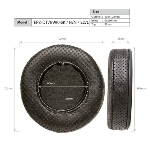 Dekoni Audio Elite Sheepskin Ear Pad Set for Beyerdynamic DT Series