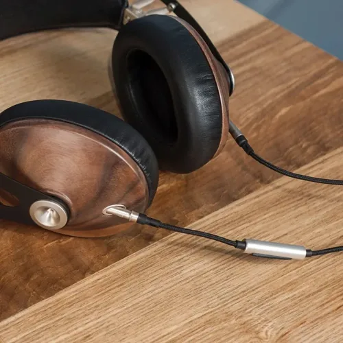 Meze Mono Standard 3.5mm with Mic Black Silver 1.2m