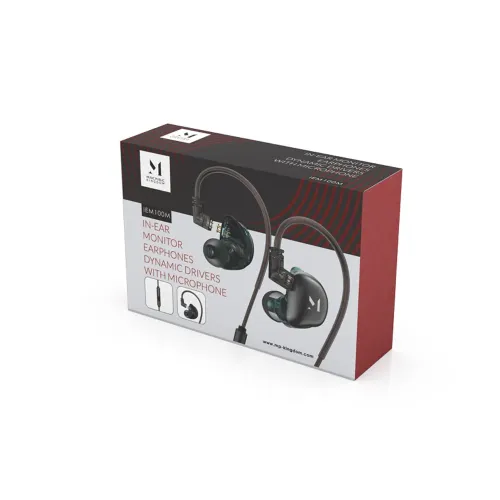 Music Public Kingdom IEM100M With Mic Black