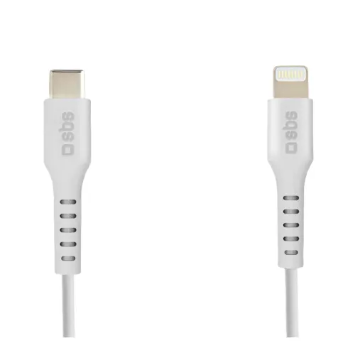 SBS USB-C - Lightning 2m White
