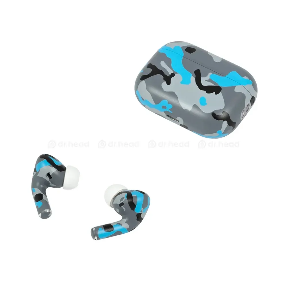 Apple AirPods Pro 2nd gen with MagSafe USB-C (2023) Blue Camo Matte