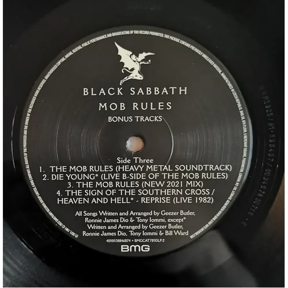 Black Sabbath – Mob Rules LP