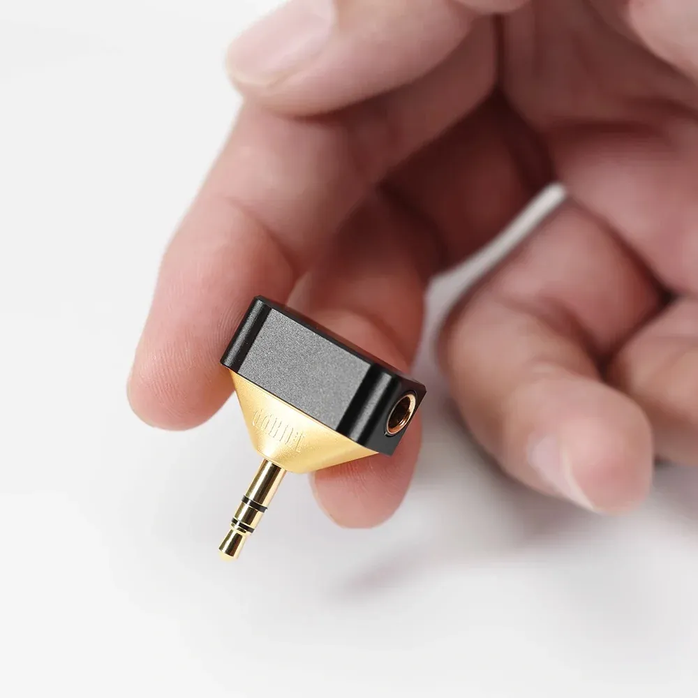 ddHiFi DJ44Gold Edition Black Gold 4.4mm (f) - 3.5mm (m)