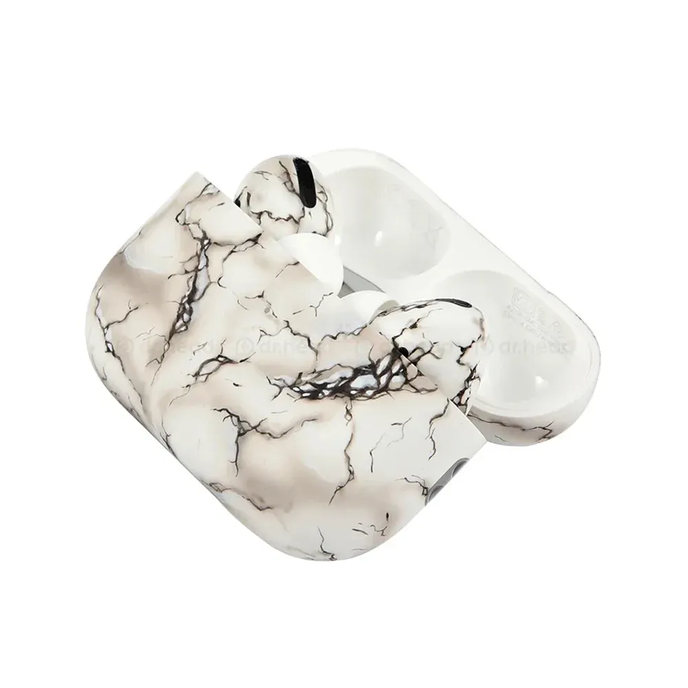 Apple AirPods Pro 2nd gen with MagSafe USB-C (2023) White Marble Matte