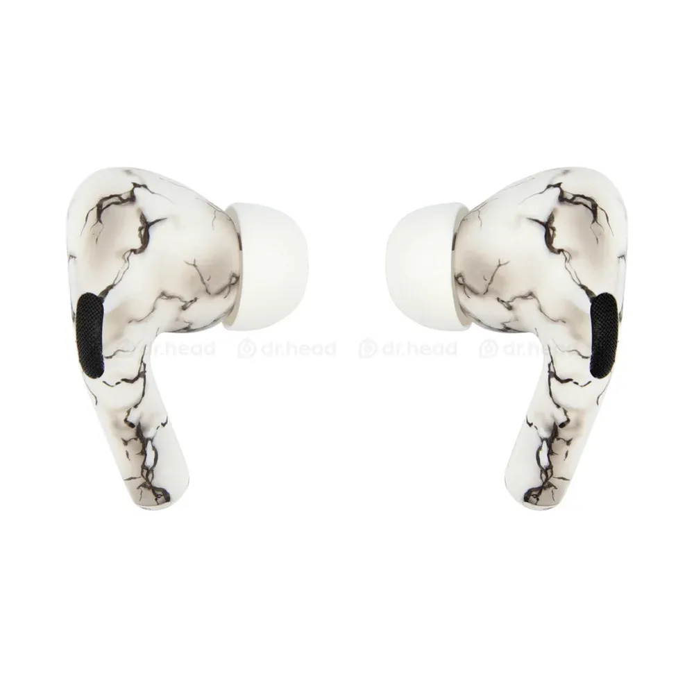 Apple AirPods Pro 2nd gen with MagSafe USB-C (2023) White Marble Matte