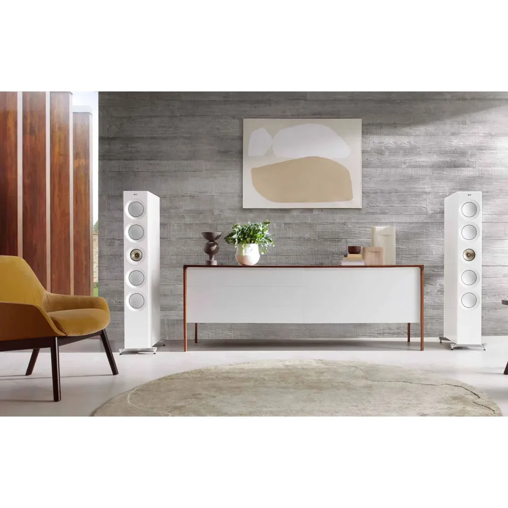 KEF Reference 5 Meta White Champagne