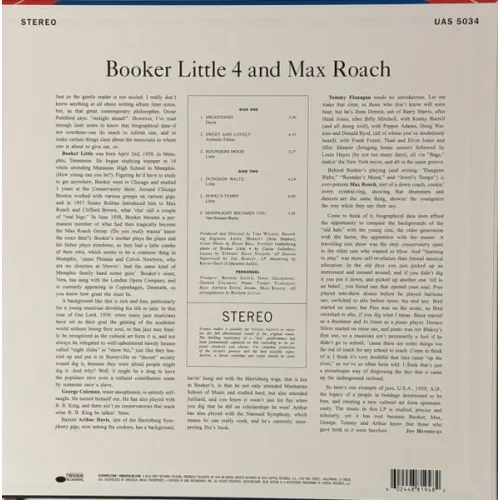 Booker Little 4 & Max Roach – Booker Little 4 & Max Roach (Tone Poet) LP
