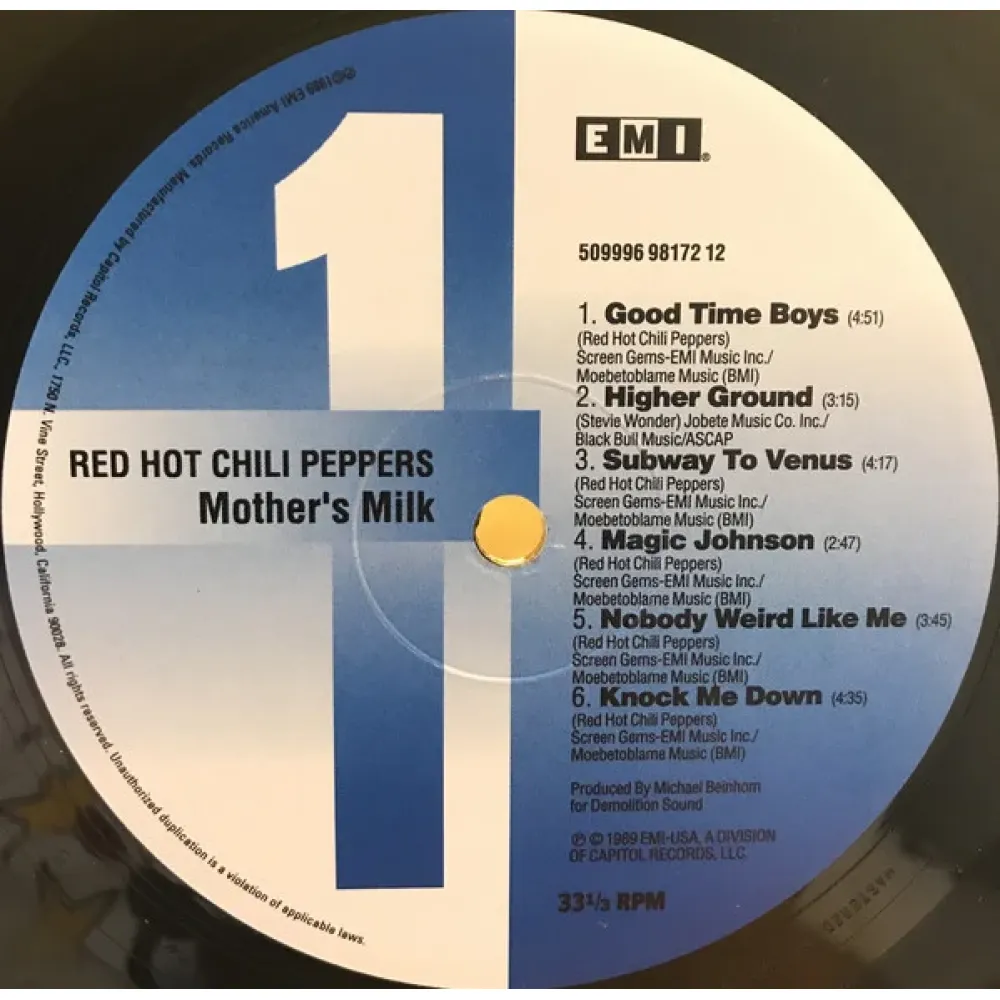 Red Hot Chili Peppers - Mother's Milk