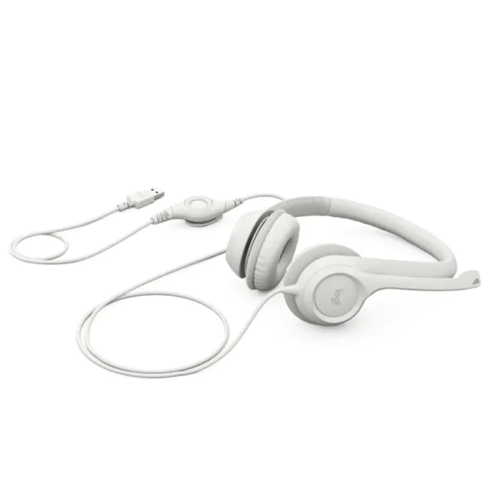 Logitech Headset H390 USB White